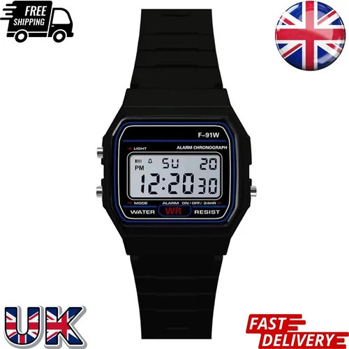 Casio 91w 1yer casual resin - f-91w-1yer,