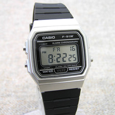 UK STOCK CASIO F-91WM-7AJH