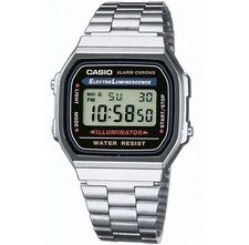 Casio Silver A168 Digital